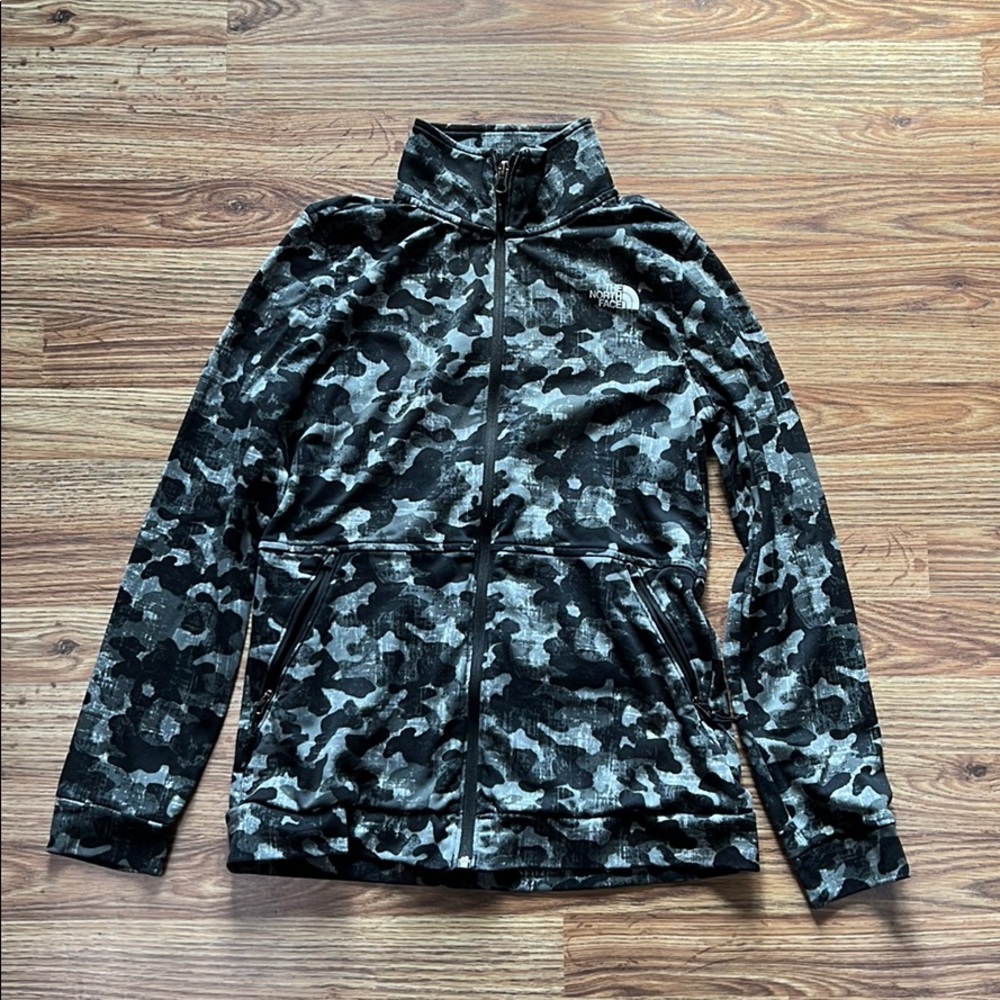 North face camo jacket